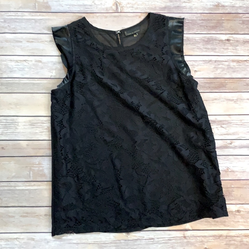 EUC I Jeans by Buffalo Faux leather & Lace Top